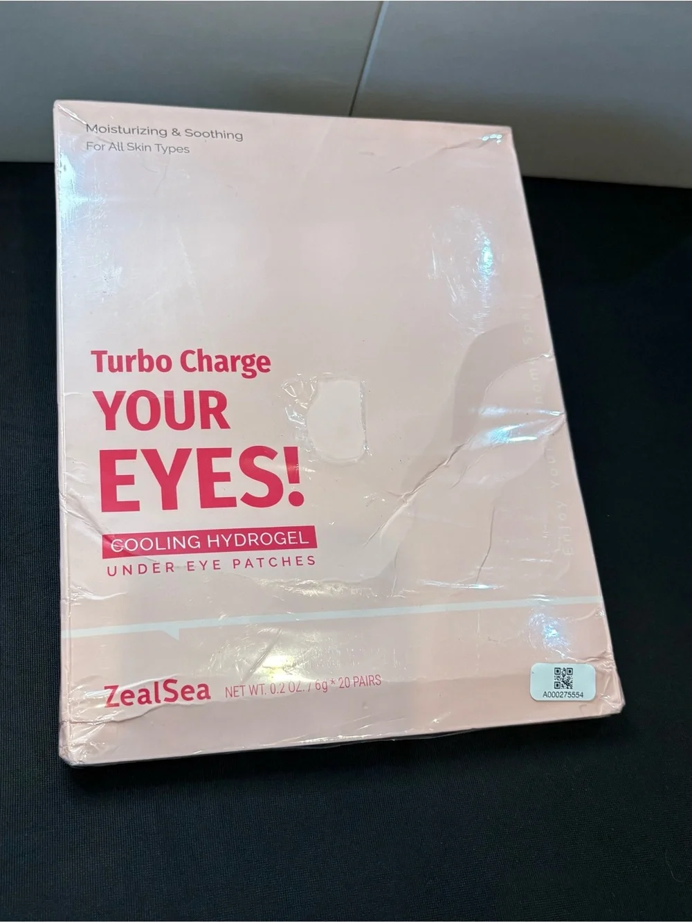 ZealSea Turbo Charge Your Eyes Cooling Hydrogel Under Eye Patches 20 Pairs NEW